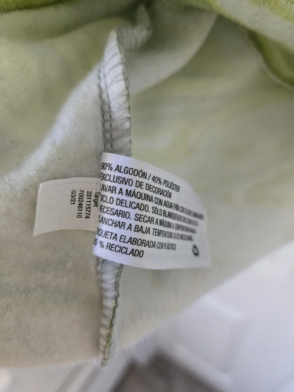 wild fable Green Tie-Dye Cropped Hoodie XL Raw Hem Cozy Athleisure - Picture 10 of 10